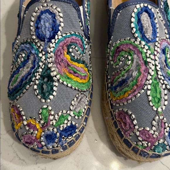 Sam Edelman Carrin Embroidered Paisley Espadrilles - Picture 3 of 10